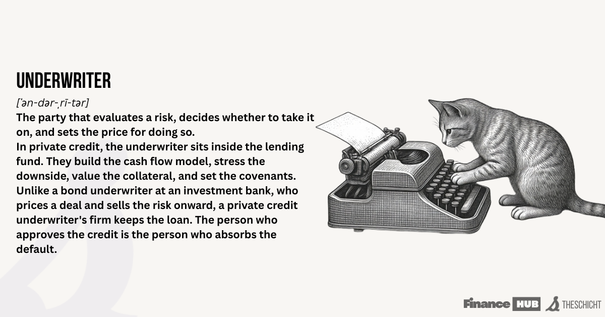 Underwriter — [ˈən-dər-ˌrī-tər] - TheSchicht