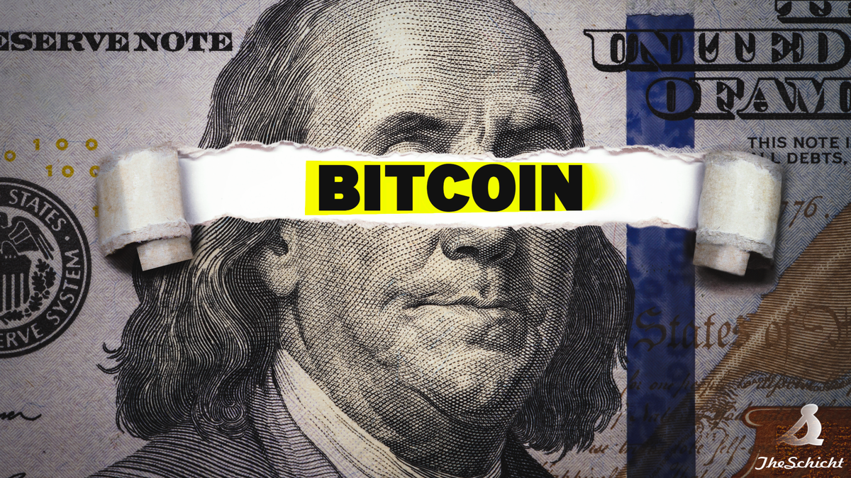 Bitcoin emerging as a decentralized alternative to the weakening US dollar.